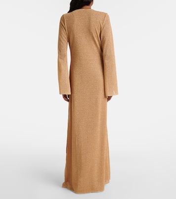 Robe longue en lamé | Oséree