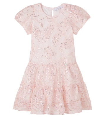 Sequined tiered dress | Monnalisa