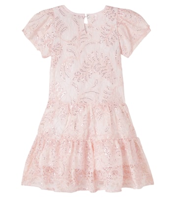 Sequined tiered dress | Monnalisa