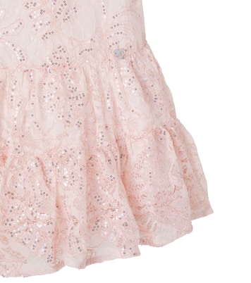 Sequined tiered dress | Monnalisa