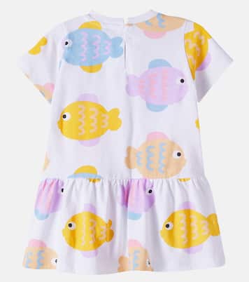 Baby printed cotton jersey dress | Stella McCartney Kids