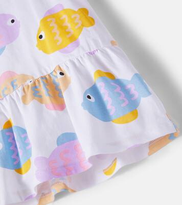 Baby printed cotton jersey dress | Stella McCartney Kids