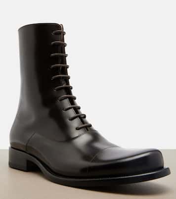 Kai leather lace-up boots | The Row