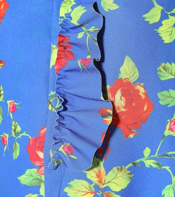 Blouse imprimée en crêpe | Vetements