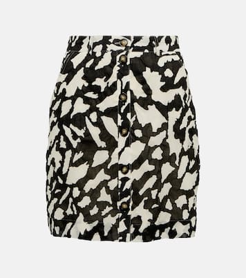 Lycka printed cotton miniskirt | Nanushka
