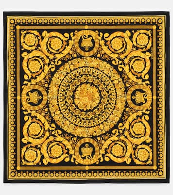 Pañuelo Barocco en sarga de seda | Versace