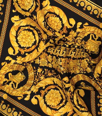 Pañuelo Barocco en sarga de seda | Versace