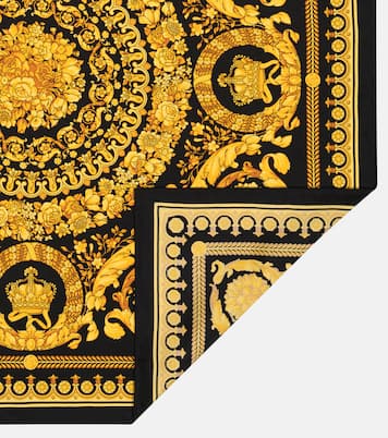 Pañuelo Barocco en sarga de seda | Versace