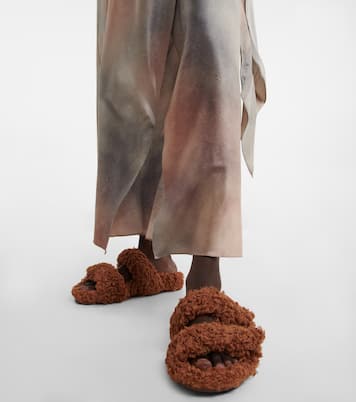 Sandali Gia 10 in shearling sintetico | Gia Borghini
