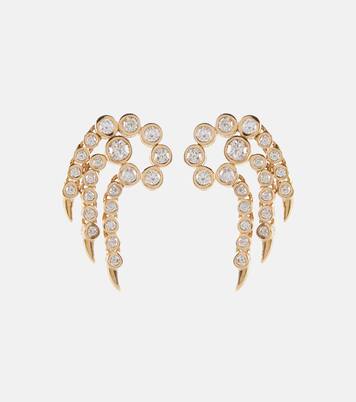 Boucles d’oreilles Sparkler Small en or 14 ct et diamants | Ondyn