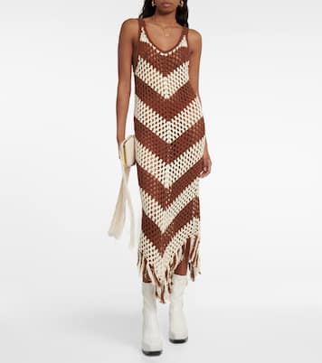 Vestido midi Mellor de algodón | Dodo Bar Or