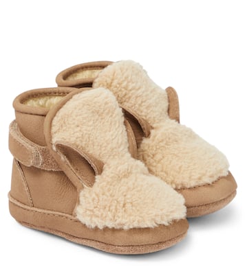 Baby - Scarpine Richy in pelliccia sintetica e pelle | Donsje