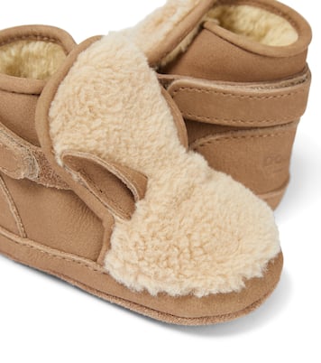 Baby - Scarpine Richy in pelliccia sintetica e pelle | Donsje