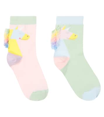 Calzini in misto cotone con stampa | Stella McCartney Kids