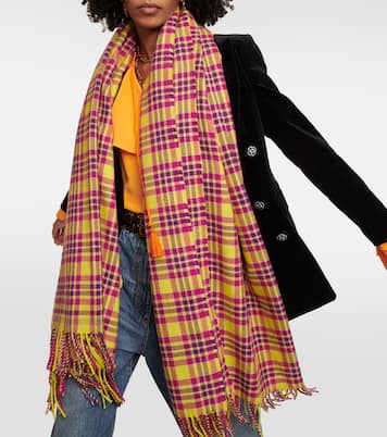 Bufanda de lana virgen a cuadros  | Etro