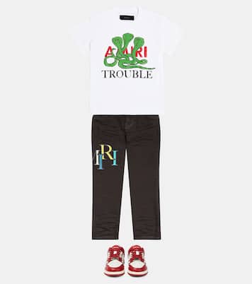 Logo cotton T-shirt | Amiri Kids