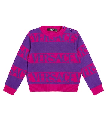 Versace Allover wool sweater | Versace Kids