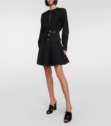 Miniabito in lana con cintura | Alaïa