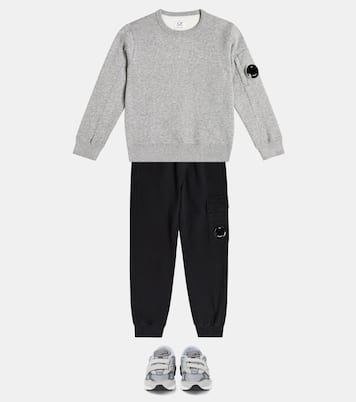 Basic cotton fleece sweatpants | C.P. Company Kids