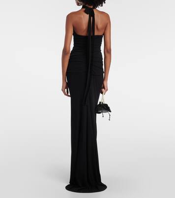 Cutout halterneck jersey top | Magda Butrym
