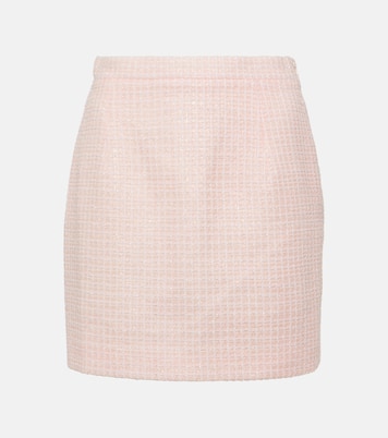 Minifalda de tweed bouclé | Alessandra Rich