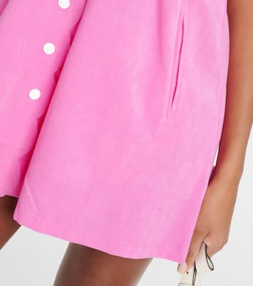 Scalloped cotton blend minidress | Marysia
