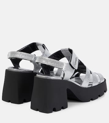 Plateausandalen Bulla Emma mit Glitter | Nodaleto