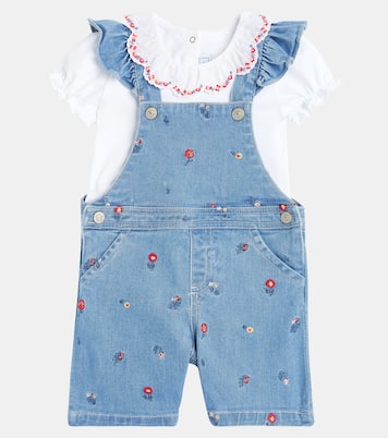 Bebé - set de mono en denim y body de algodón | Tartine et Chocolat