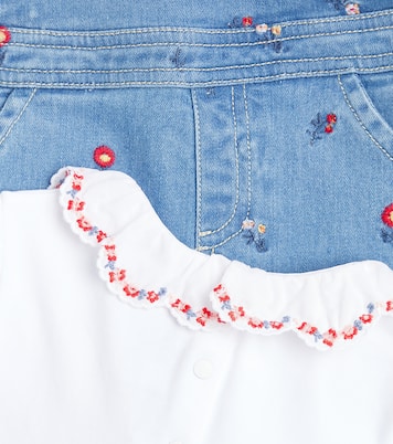Bebé - set de mono en denim y body de algodón | Tartine et Chocolat