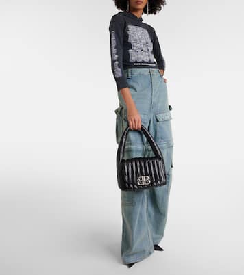 Borsa a spalla Monaco Small in pelle | Balenciaga
