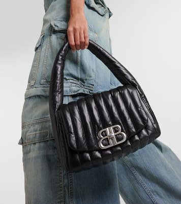 Borsa a spalla Monaco Small in pelle | Balenciaga