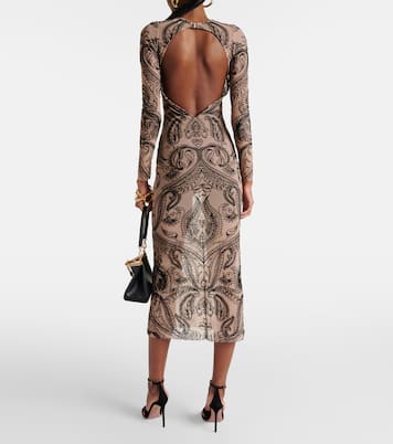 Vestido midi de tul estampado | Etro