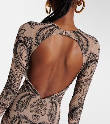 Vestido midi de tul estampado | Etro