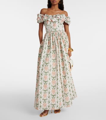 Maxikleid Espliego aus Baumwolle | Agua by Agua Bendita