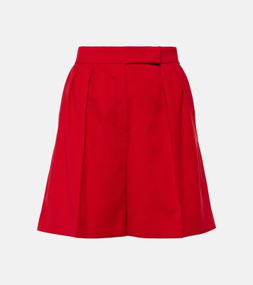 Jessica high-rise virgin wool shorts | Max Mara