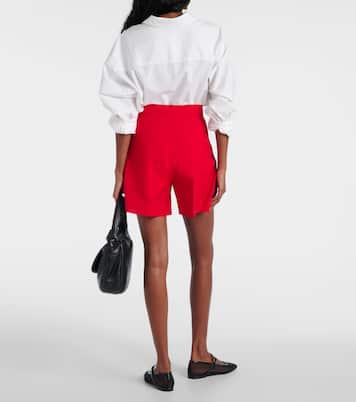Jessica high-rise virgin wool shorts | Max Mara