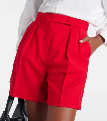 Jessica high-rise virgin wool shorts | Max Mara