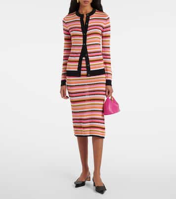 Striped cotton-blend cardigan | Missoni