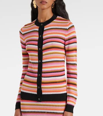 Striped cotton-blend cardigan | Missoni