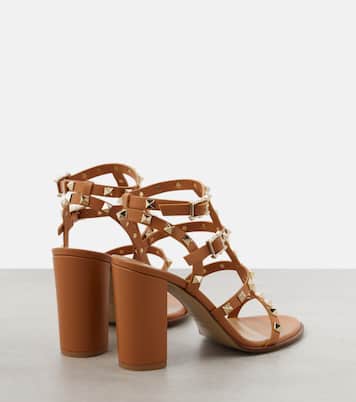 Rockstud 90 leather sandals | Valentino Garavani