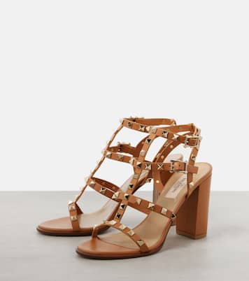 Rockstud 90 leather sandals | Valentino Garavani