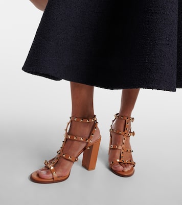 Rockstud 90 leather sandals | Valentino Garavani