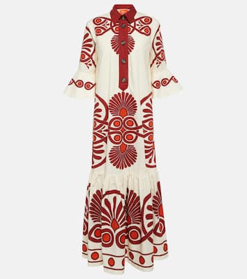 Maxikleid Artemis aus Baumwollpopeline | La DoubleJ
