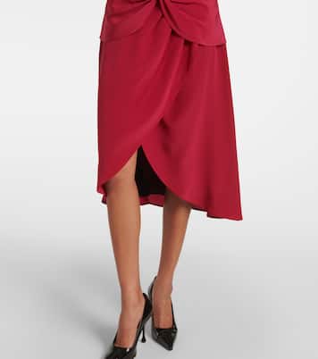 Abito midi in crêpe di seta | Nina Ricci