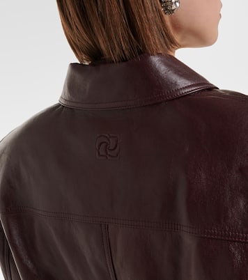 Oversized leather jacket | Magda Butrym