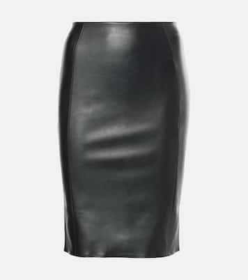 Bleistiftrock Jenna aus Lederimitat | Wolford