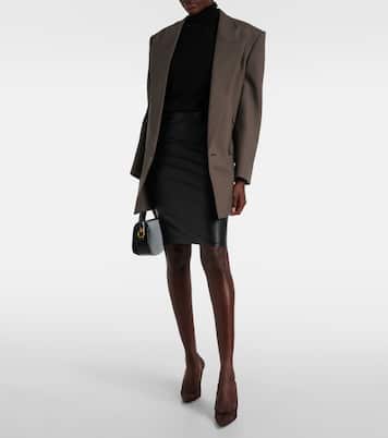 Bleistiftrock Jenna aus Lederimitat | Wolford
