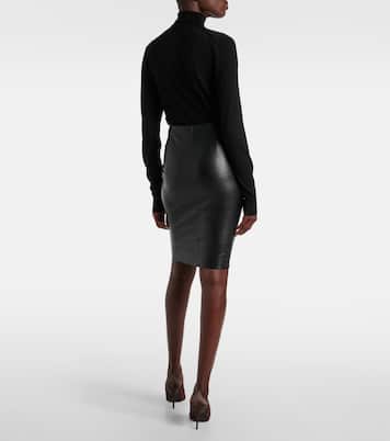Bleistiftrock Jenna aus Lederimitat | Wolford