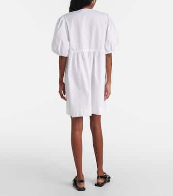 Minikleid aus Baumwollpopeline | Ganni