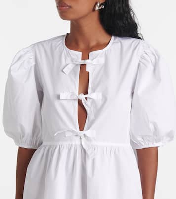 Minikleid aus Baumwollpopeline | Ganni